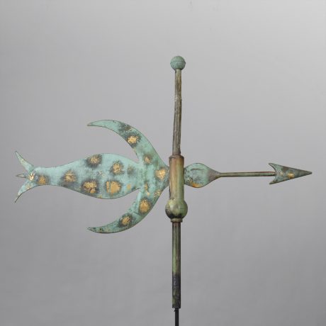 Rare and Possibly Unique Bird Form Weathervane